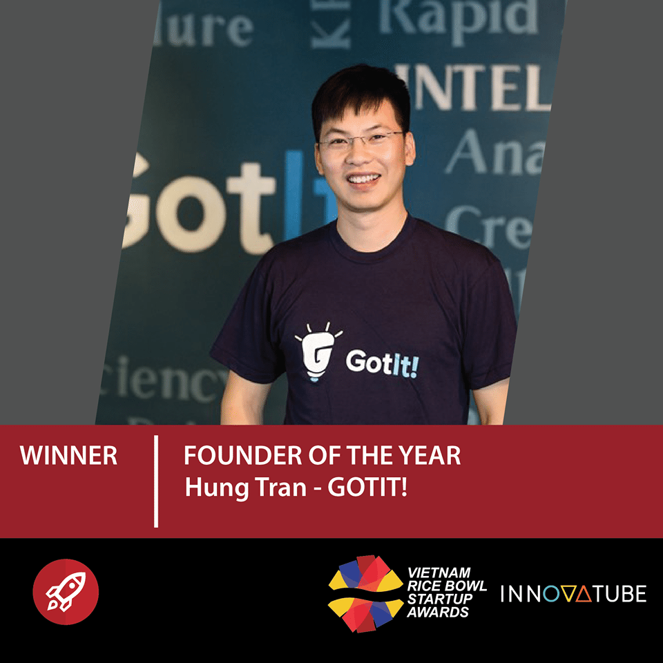 Hung Tran GotIt! founder of the year