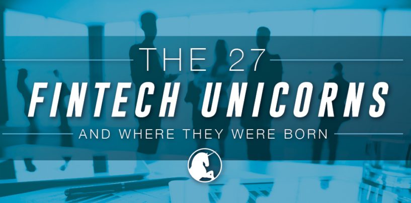 Infographic: The 27 Fintech Unicorns, And Where They Were Born
