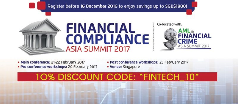 Special Offer: 10% Off With Code "FINTECH_10". Register NOW!