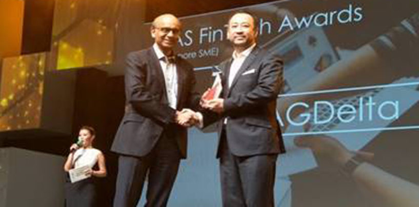 AGDelta wins MAS Fintech Awards (Singapore SME) at the 2017 Fintech Awards