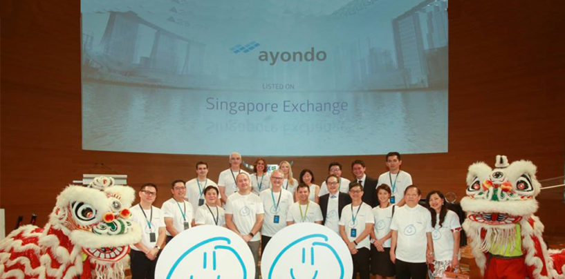 ayondo Celebrates First FinTech Company to List in Singapore