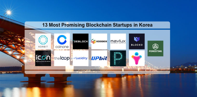 13 Most Promising Blockchain Startups in Korea