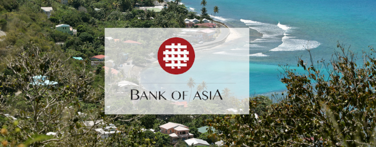 Bank Of Asia Launches Fully Digital Offshore Banking From a Tax Haven