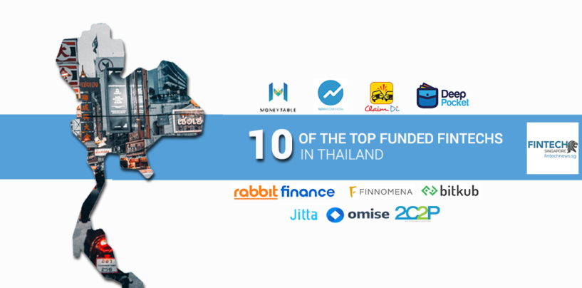 10 of the Top Funded Fintech Startups in Thailand
