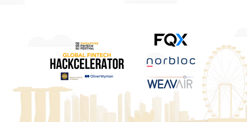 WeavInsight, FQX and Norbloc Win the MAS Global Fintech Hackcelerator 2022