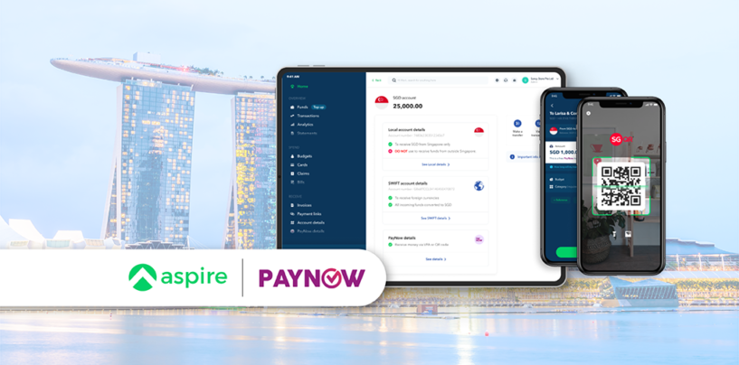 Aspire Launches Full Integration With PayNow for Businesses
